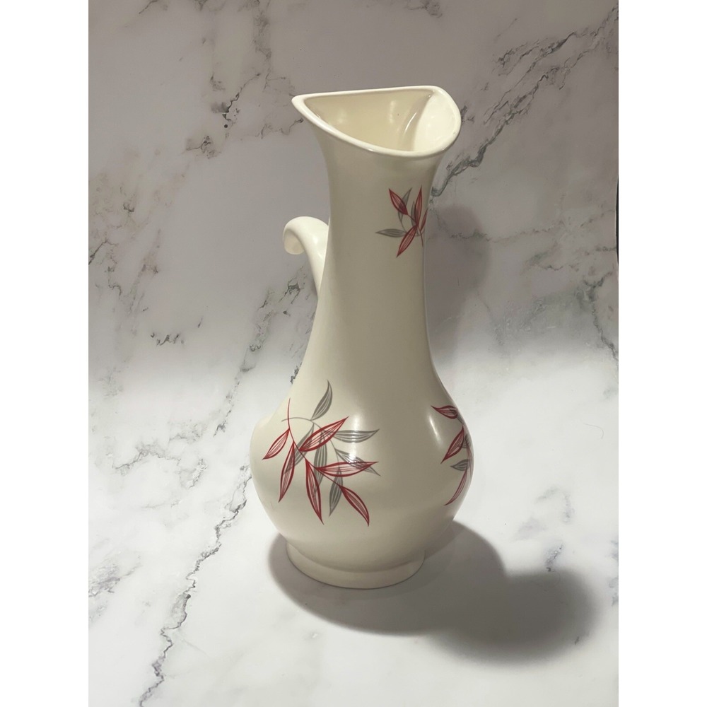 Rare Vintage Beswick England 1367 Ceramic Jug – Mid-Century Modern‎ Leaf Design - Picture 2 of 15